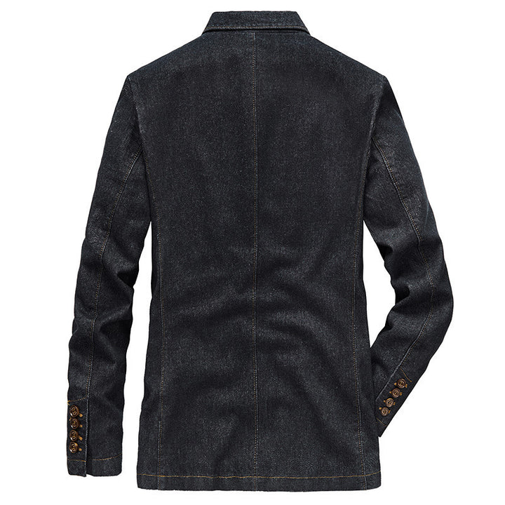 Men's Stylish Denim Blazer Jacket Mune Fashion