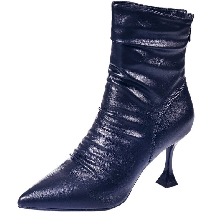 Ladies Elegant Ankle Boots with pointed toe Mune Fashion