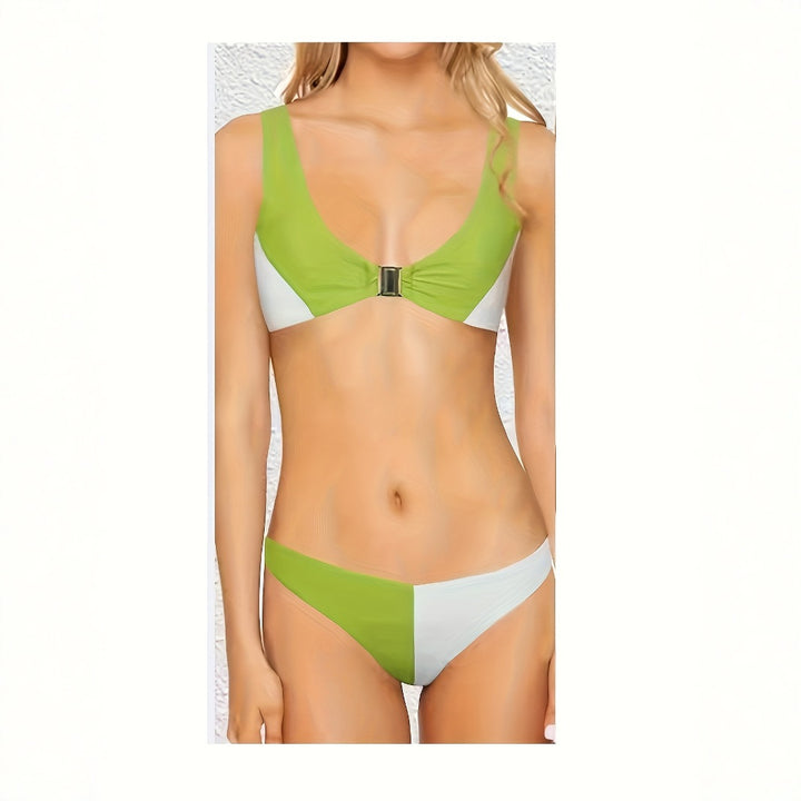 Women's bikinis with deep V-neck and narrow straps Mune Fashion