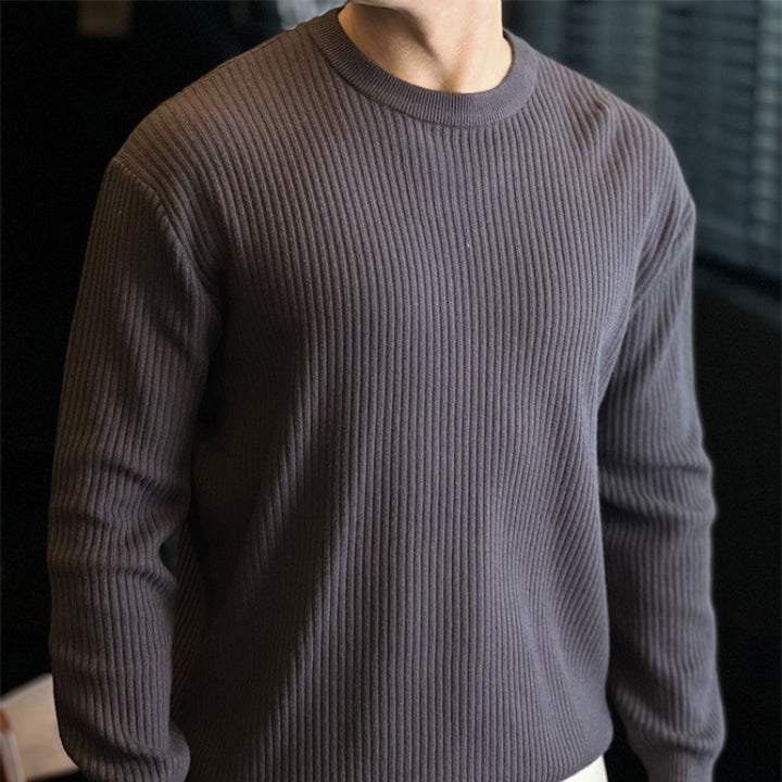 Men's Moderate Ribbed Sweater Mune Fashion