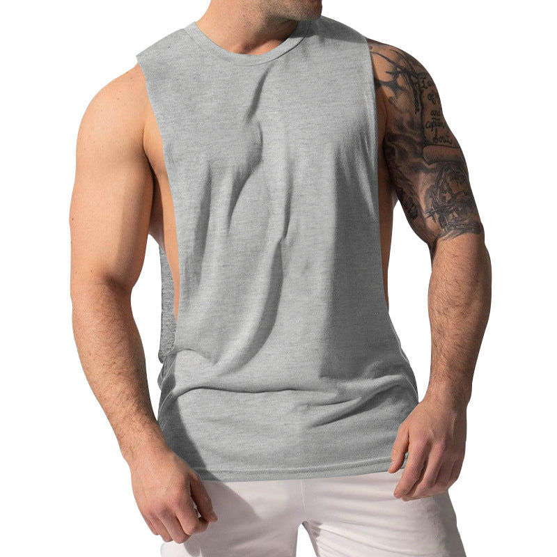 Men's muscle shirt with extra deep arm openings and breathable cotton blend Mune Fashion