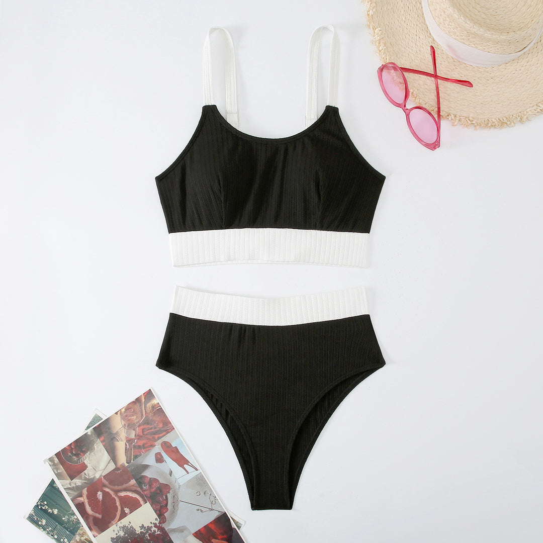 Women's bikini set with ribbed structure Mune Fashion
