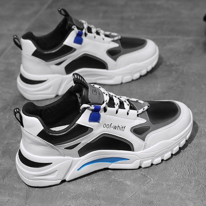 Men's Sporty Sneakers with Durable Upper Material Mune Fashion