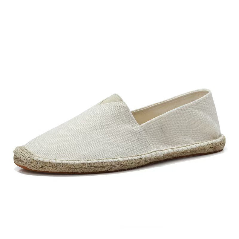 Women Light Espadrille Slip-On made of woven canvas with jute trim Mune Fashion