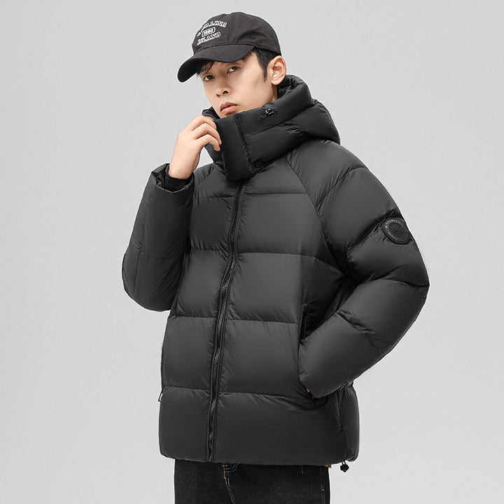 Men's Insulated Padded Jacket with High Collar Mune Fashion