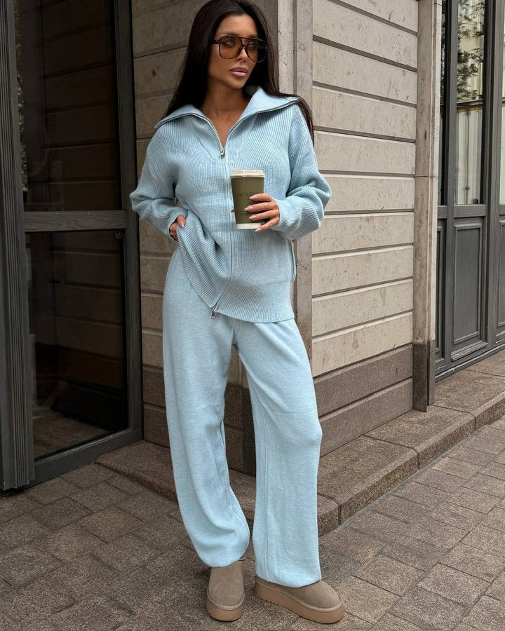 Ladies sporty zip sweater Mune Fashion