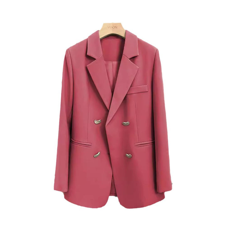 Women’s Stylish Double-Breasted Blazer Mune Fashion