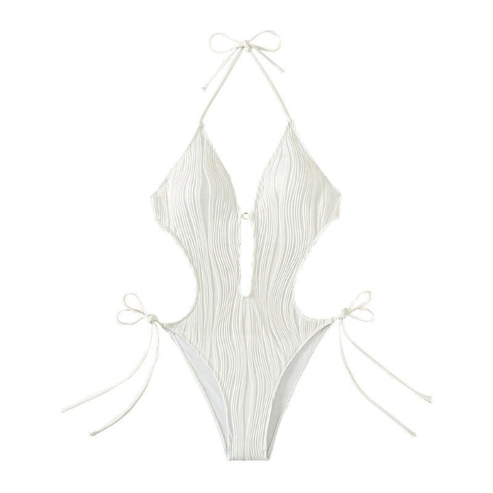 Women’s One-Piece Swimsuit with Refined Cut-Out Details
