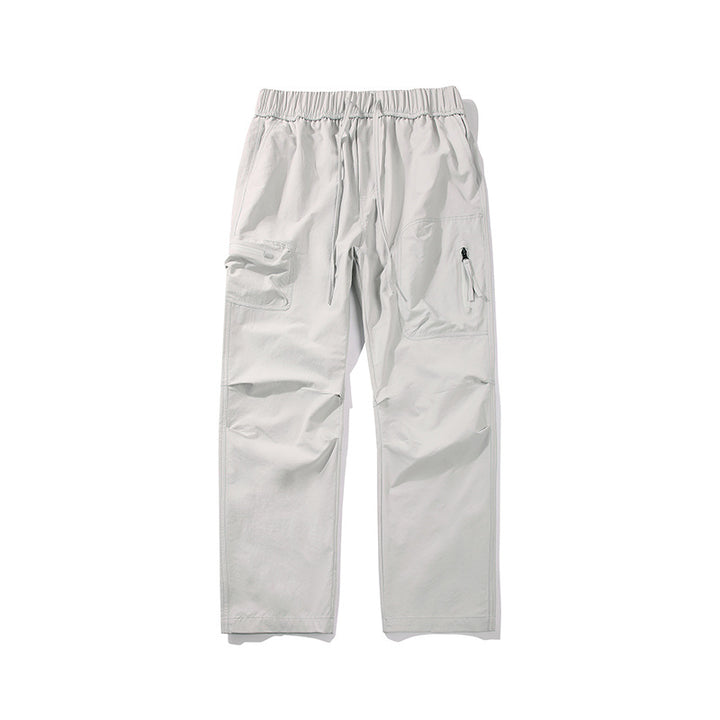 Men's Technical Utility Cargo Pants with Elastic Waistband and Knee Inserts Mune Fashion