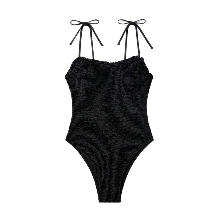 Women's One-Piece Swimsuit with Ruffle Details Mune Fashion