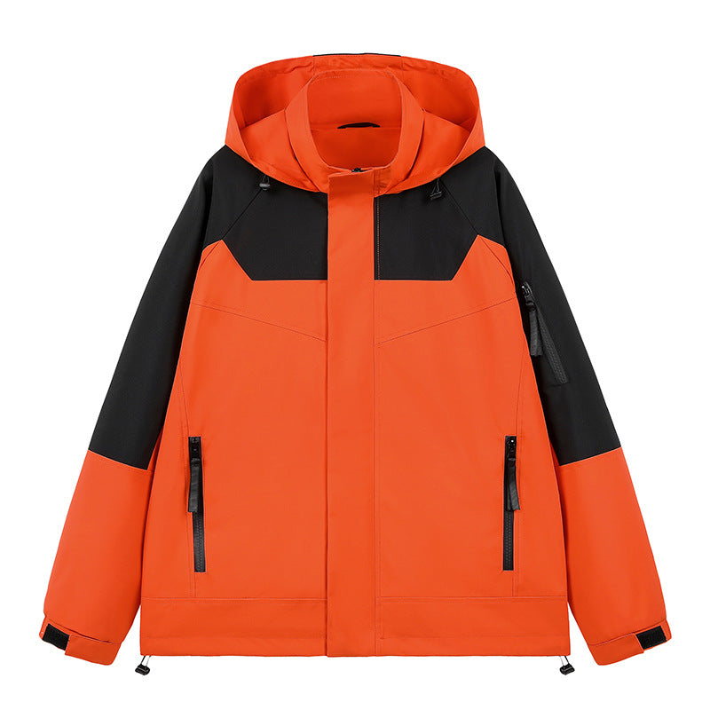 Men's water-repellent technical urban hoodie jacket with ergonomic hood, concealed zipper, and seam-sealed utility pockets Mune Fashion