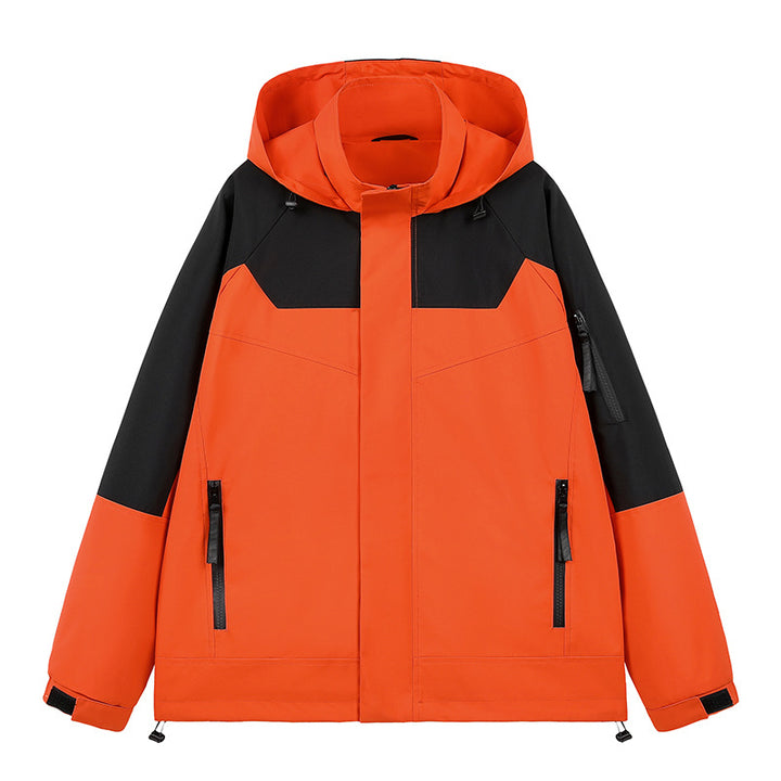 Men's water-repellent technical urban hoodie jacket with ergonomic hood, concealed zipper, and seam-sealed utility pockets Mune Fashion