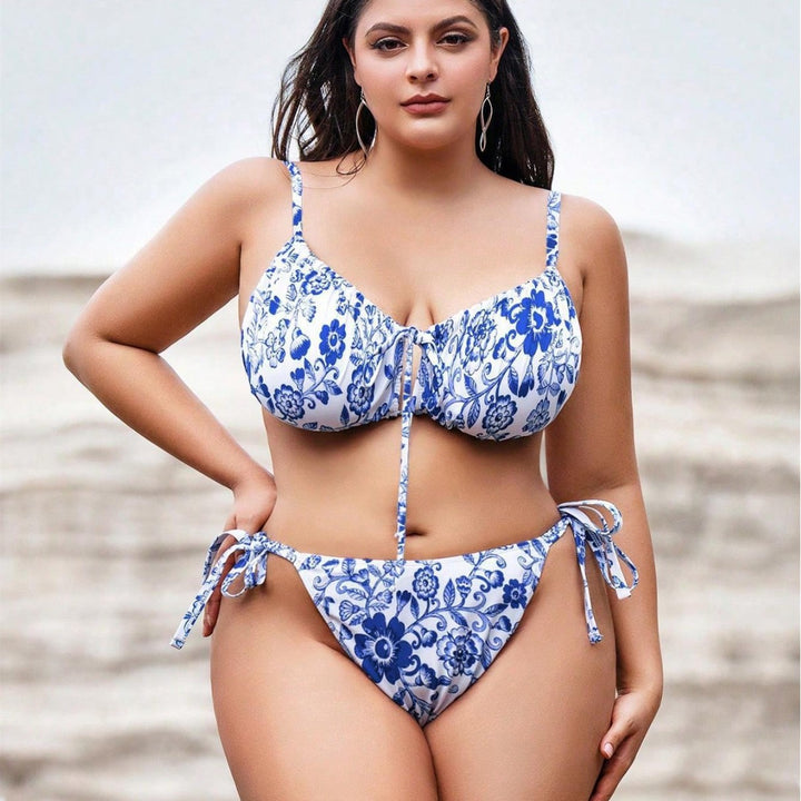 Women Floral Print Bikini Set Mune Fashion