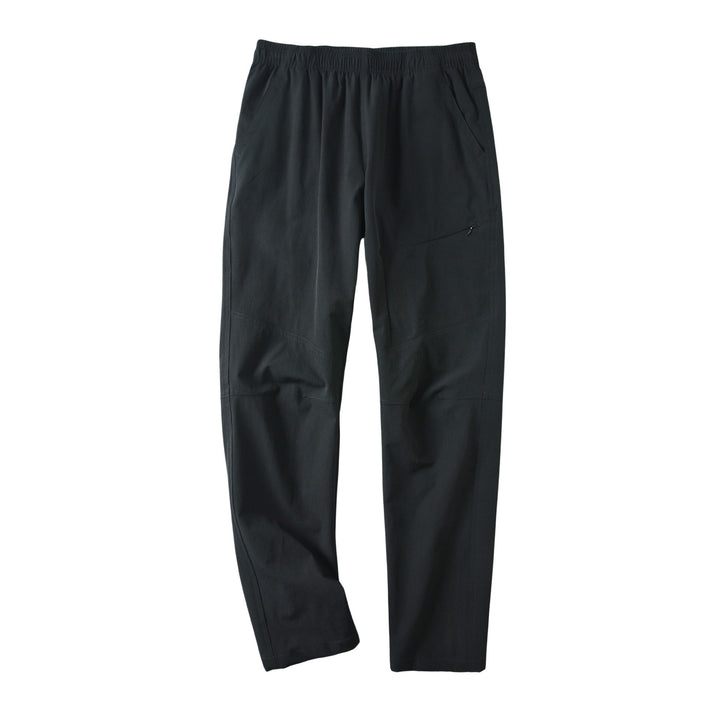 Men's Casual Work Pants in Utility Style with Elastic Waistband and Pre-shaped Knee Inserts Mune Fashion