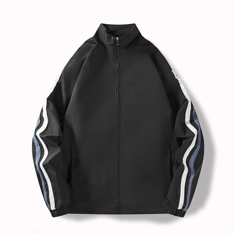 Men's functional jacket with high collar and side zip pockets Mune Fashion
