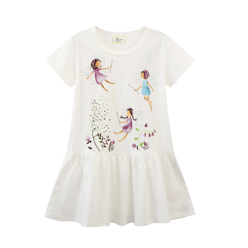 Girls tulle dress with enchanting fairy motif Mune Fashion