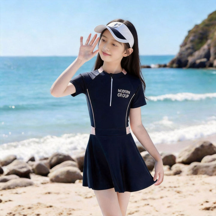 Girl's swimsuit with skirt Mune Fashion