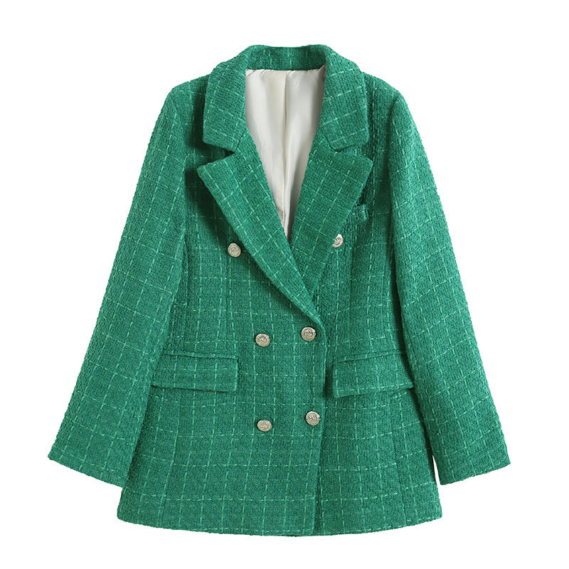 Women's Double-button Blazer Jacket