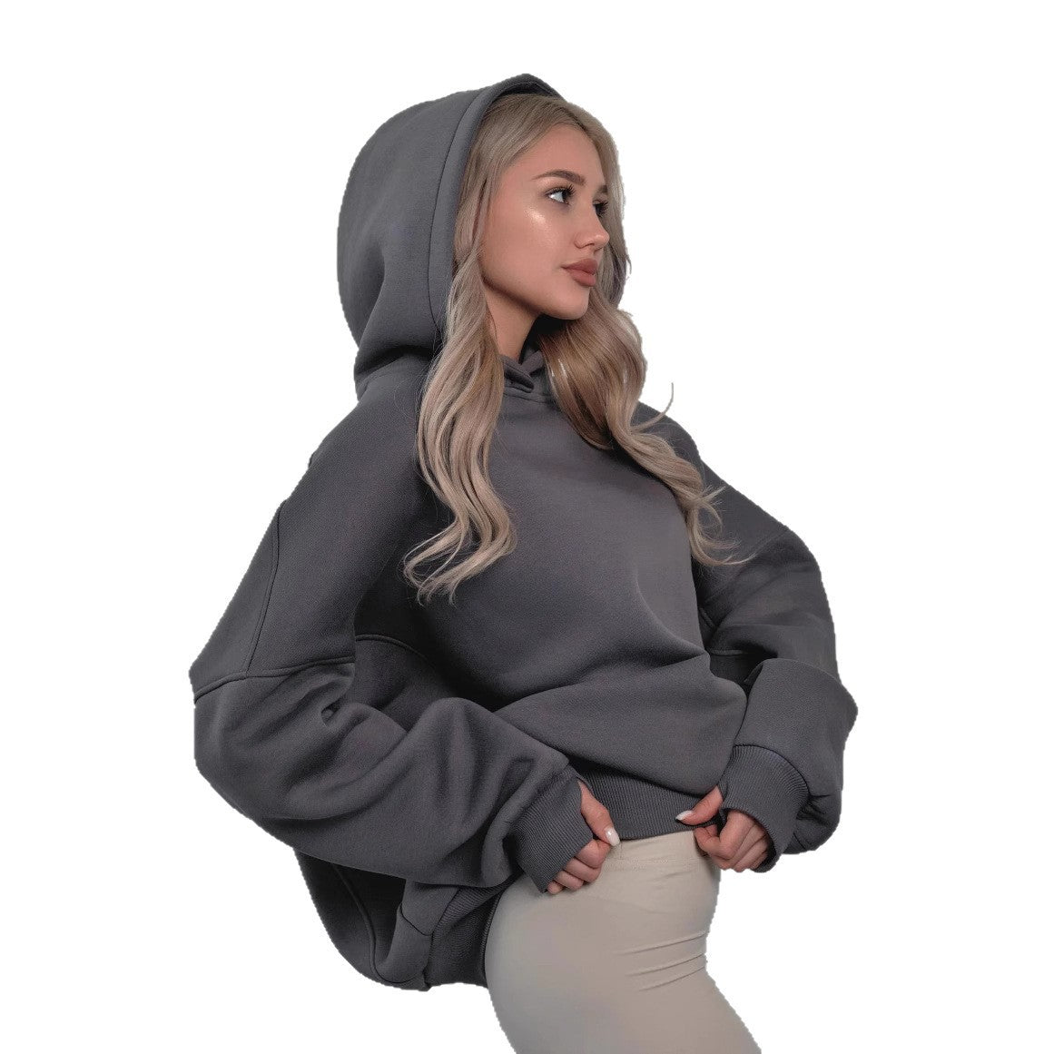 Women's oversized hoodie with an extra loose fit and deep-cut hood Mune Fashion