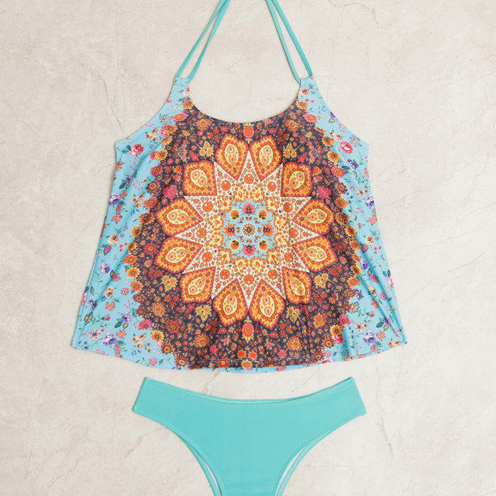 Women's tankini set with stylish pattern and casual cut Mune Fashion