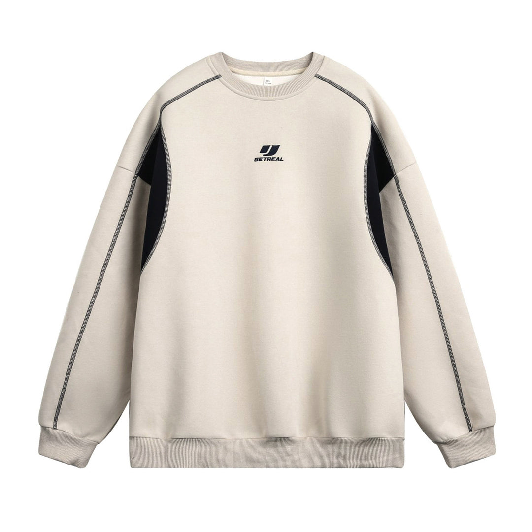 Unisex Oversize Sweatshirt with contrast inserts and flat seam details Mune Fashion