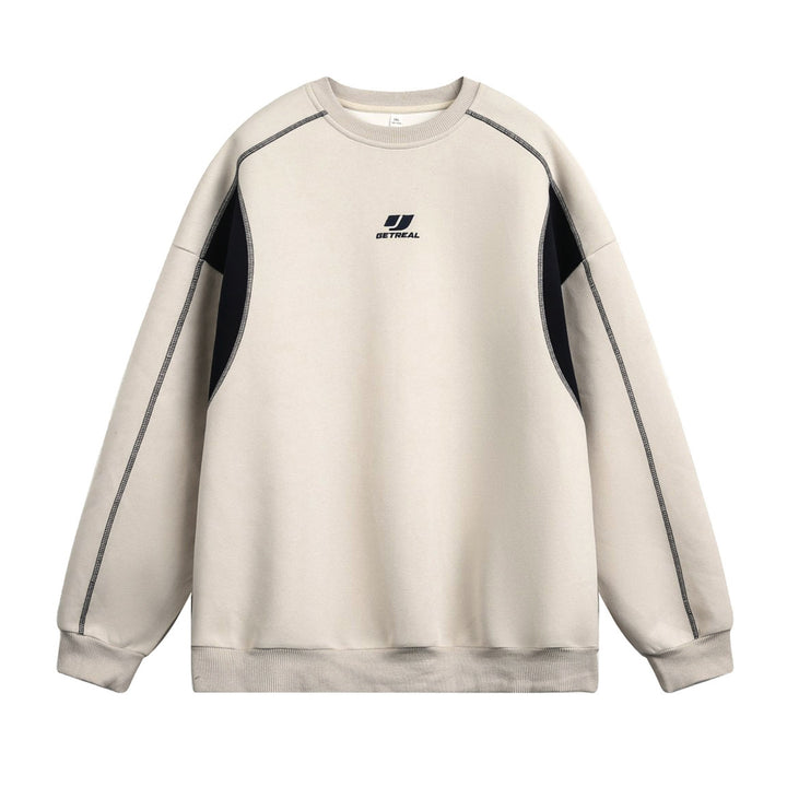 Unisex Oversize Sweatshirt with contrast inserts and flat seam details Mune Fashion