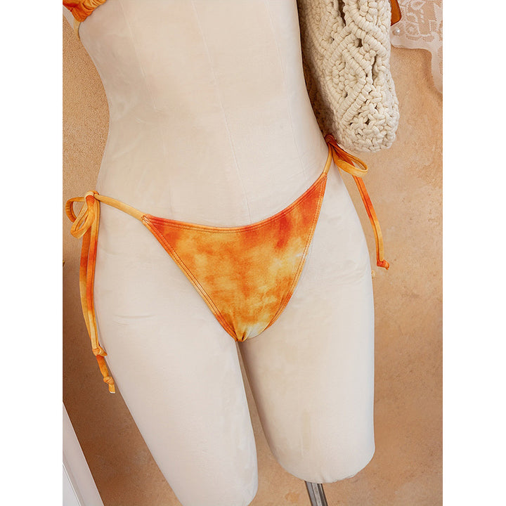 Ladies two-piece swimsuit with stylish ruffle design Mune Fashion