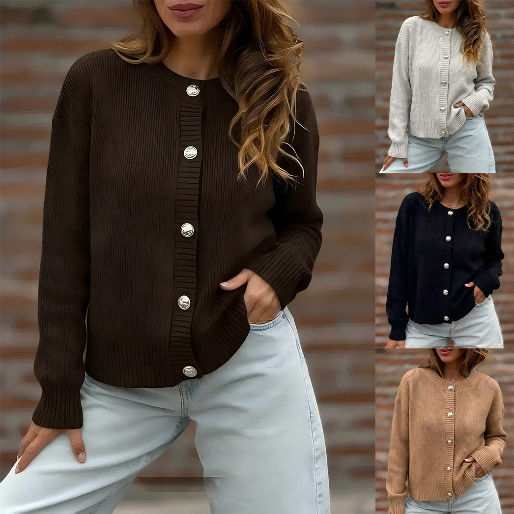 Women Stylish Cardigan with Button Closure Mune Fashion
