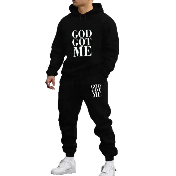Men's Questions Hoodie and Jogging Pants Set Mune Fashion
