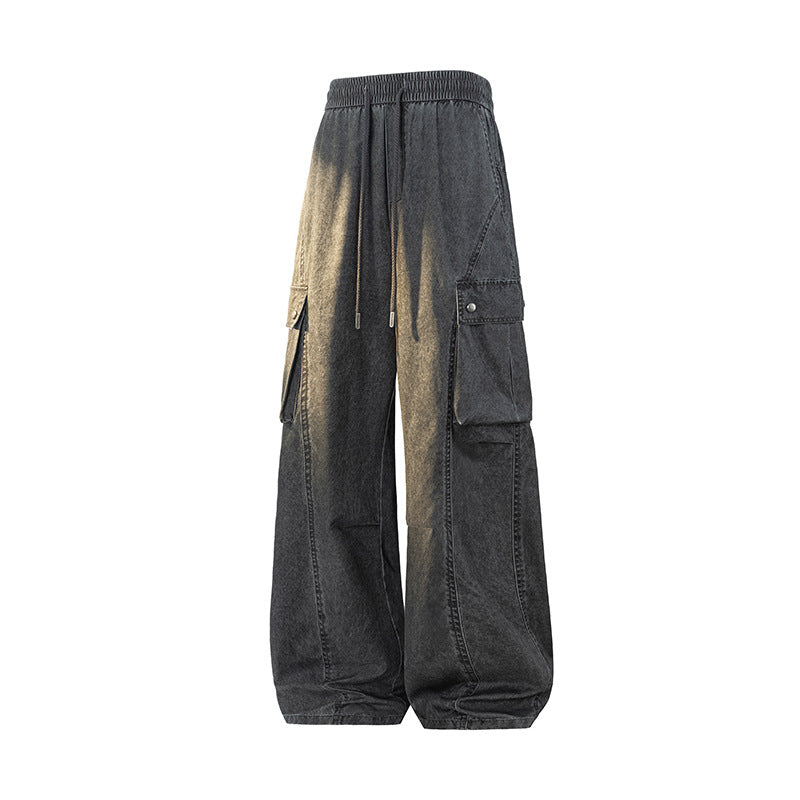 Damen Weite Baggy-Cargohose Mune Fashion