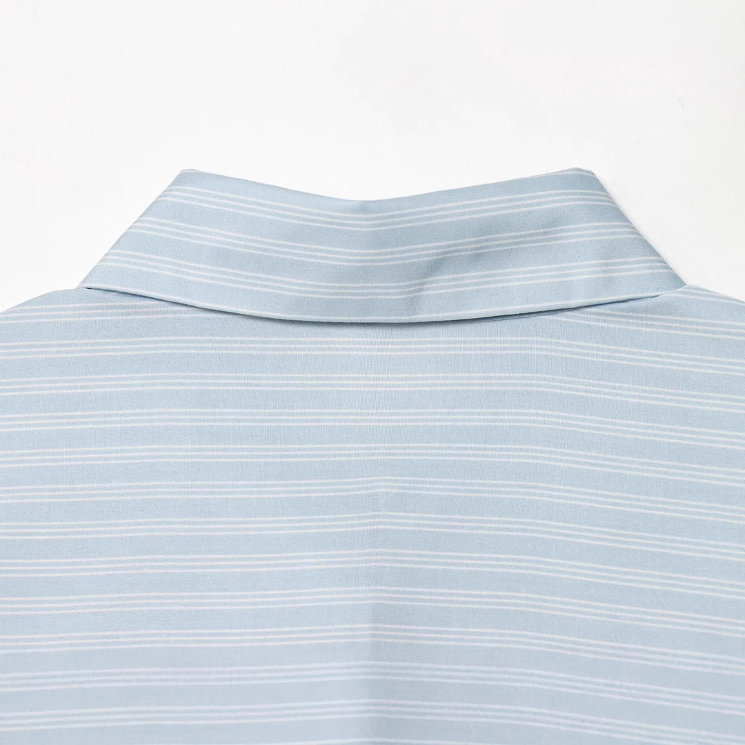 Ladies' shirt blouse with multiple bow details and boxy cropped silhouette Mune Fashion