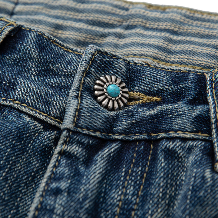 Women's Wide High-Waist Jeans in Baggy Cut Mune Fashion