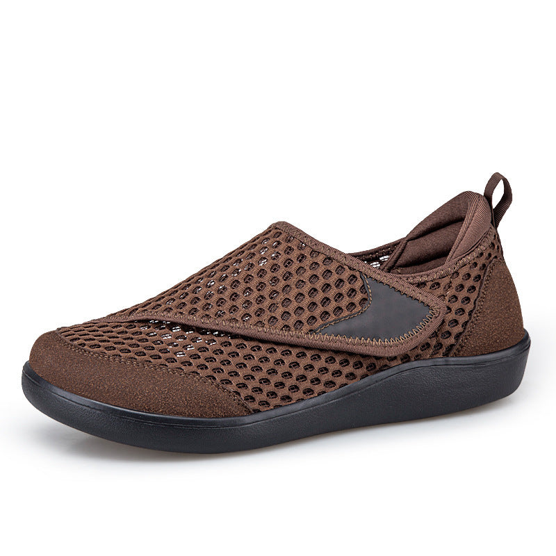 Unisex nan breathable mesh slip-ons with adjustable velcro and viscoelastic insole Mune Fashion