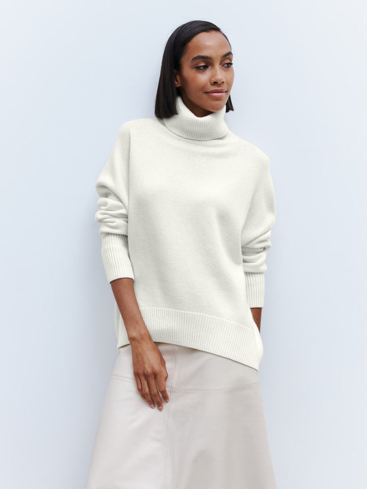 Ladies Turtleneck Sweater Mune Fashion