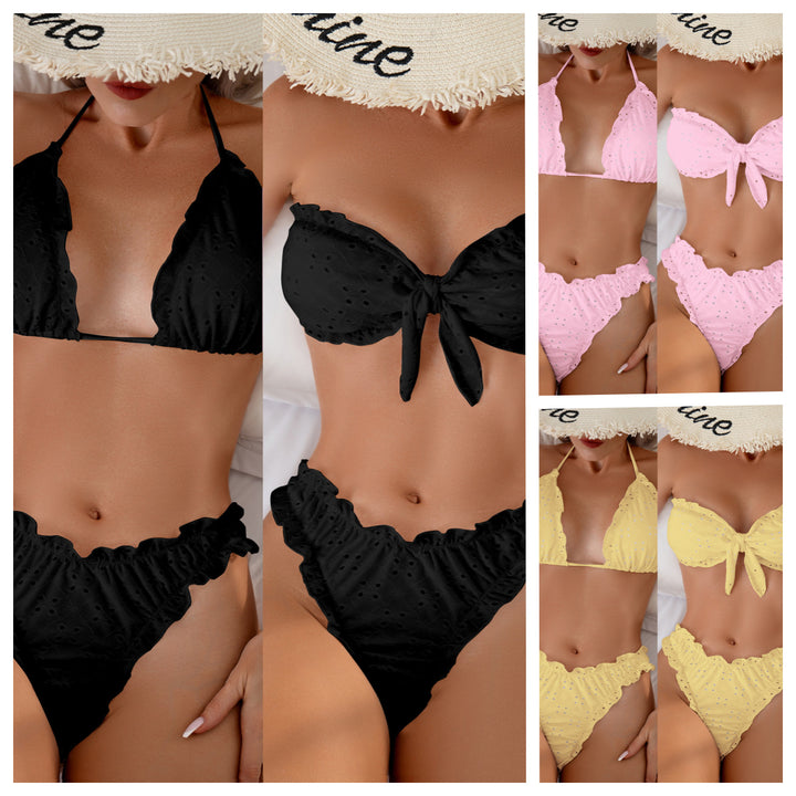 Women's bandeau bikini with playful ruffle design Mune Fashion