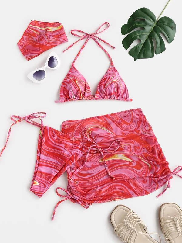 Women's bikini set with playful cut and fashionable accents Mune Fashion