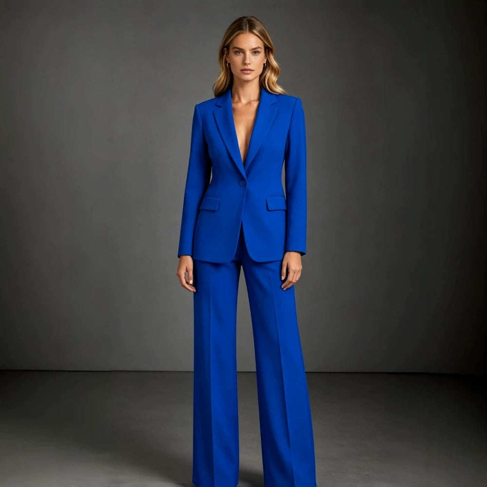 Women's Elegant Suit with Wide Leg