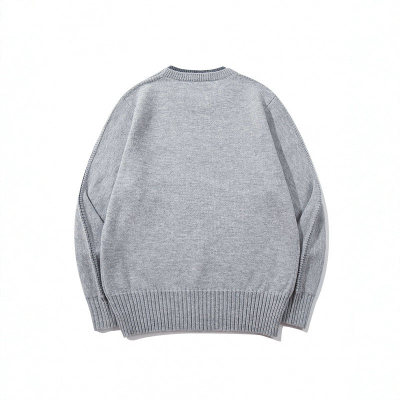 Unisex Soft Mélange Crew Neck Sweater made of Organic Cotton Blend with Boxy Fit and Wide Ribbed Cuffs Mune Fashion