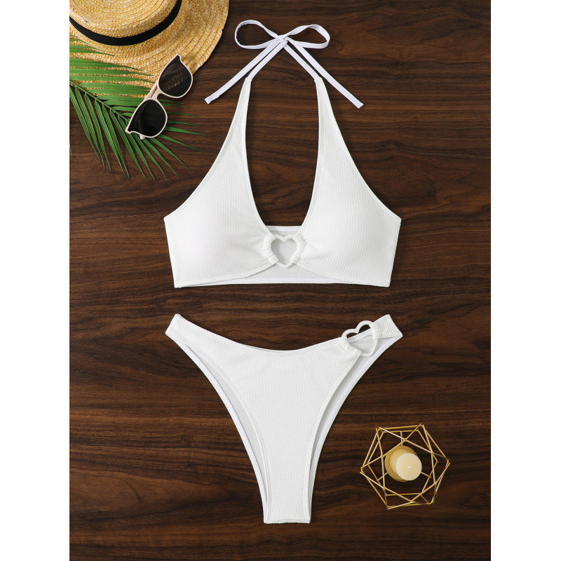 Women High-Cut Bikini with Decorative Knots Mune Fashion