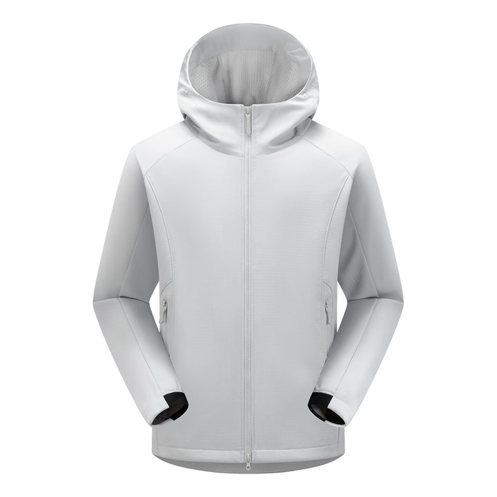 Men's softshell outdoor jacket with hood, windproof membrane and ergonomic cut Mune Fashion