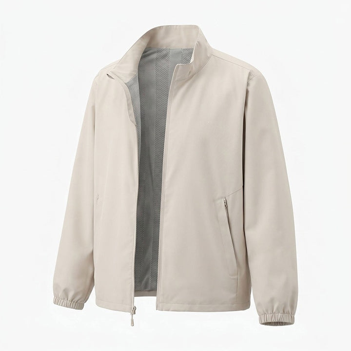 Men's Breathable Transitional Jacket with Practical Stand-Up Collar Mune Fashion