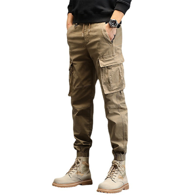 Men's Cargo Jogger Pants with multifunctional cargo pockets and elastic hem Mune Fashion