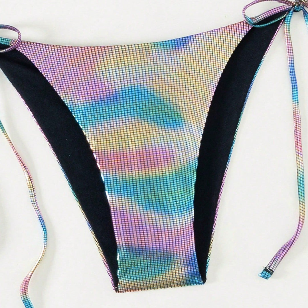 Women's Functional Triangle Bikini with Stylish Gradient Mune Fashion