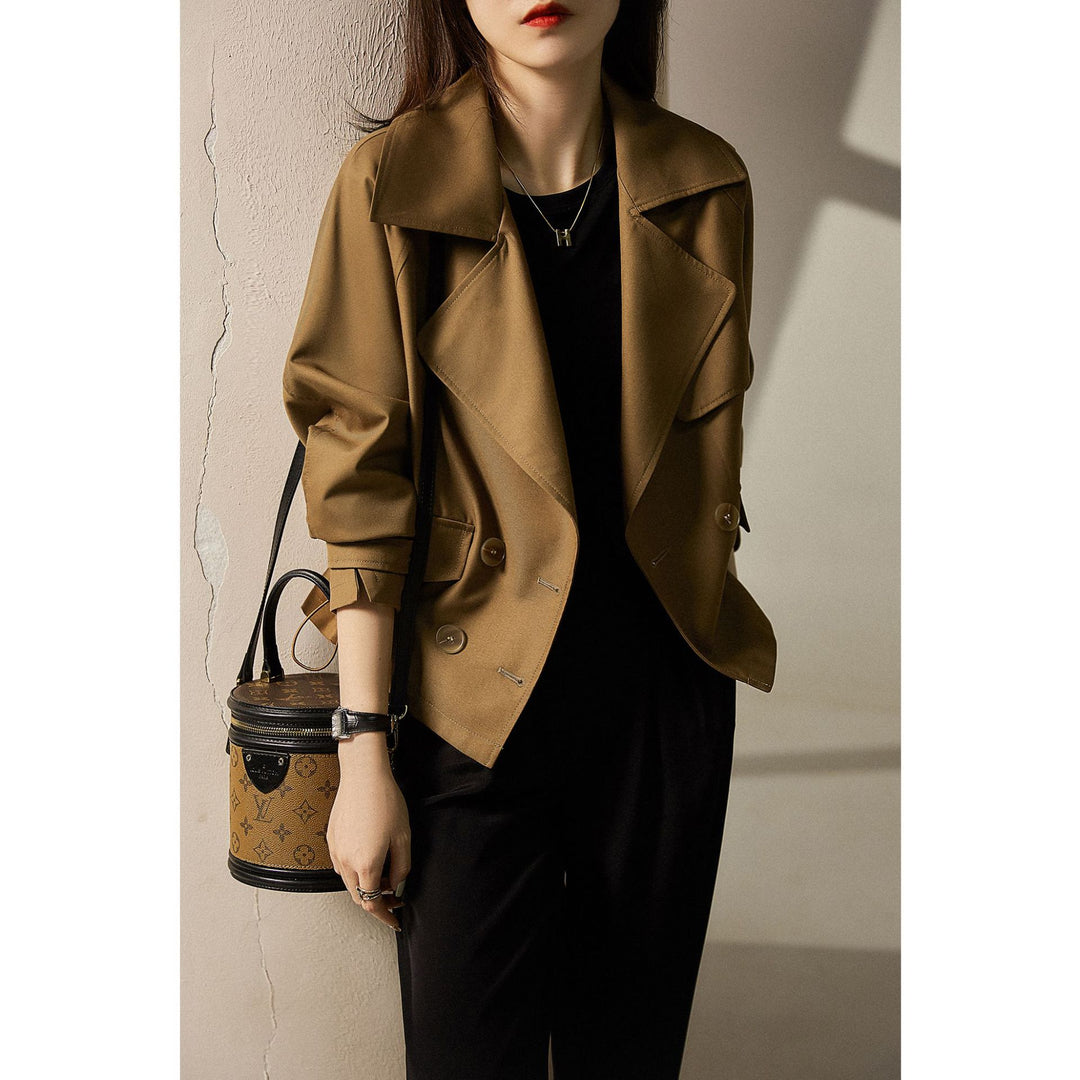 Womens stylish transitional jacket with elastic waistband Mune Fashion