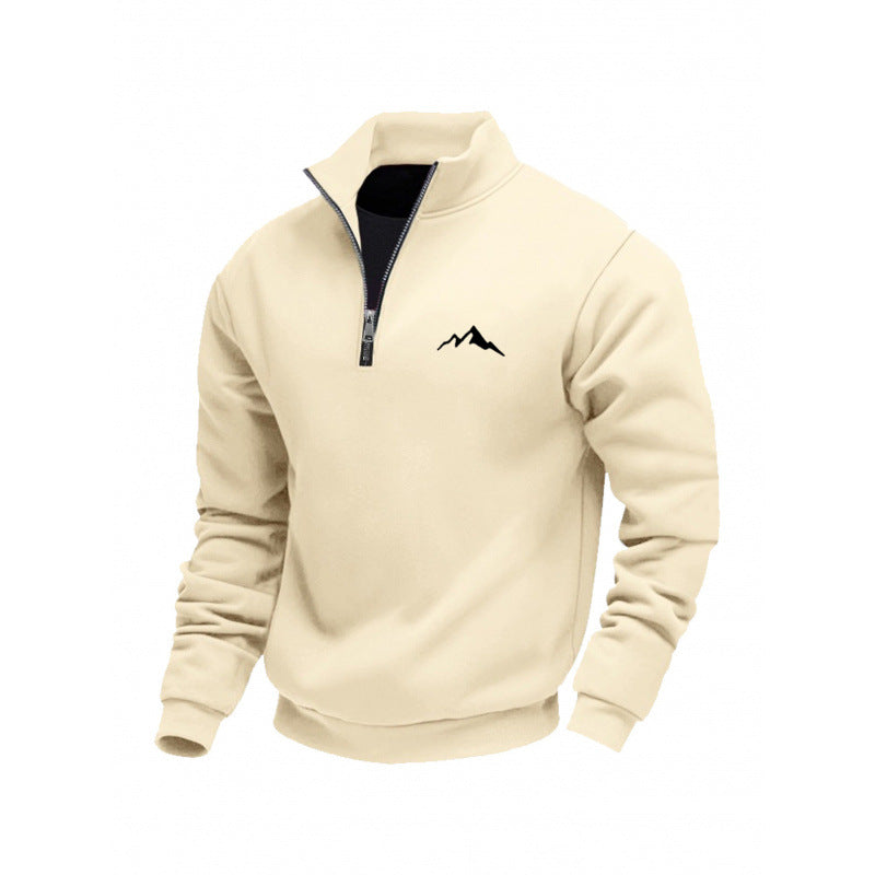 Men's sweatshirt with short zipper Mune Fashion