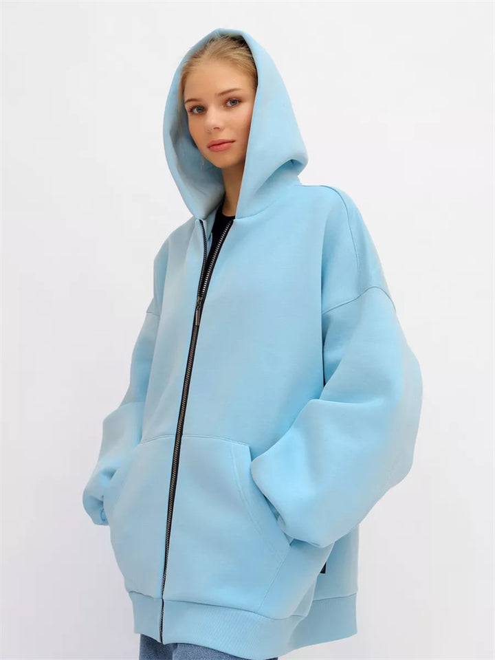Women's Oversized Hooded Jacket Mune Fashion