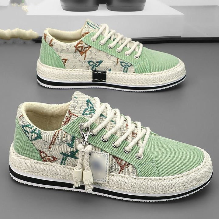 Women's sneakers with creative textile upper and elegant sole Mune Fashion