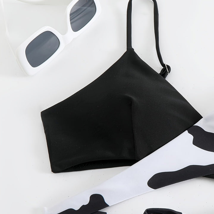 Women Triangle Bikini with sporty knot design Mune Fashion