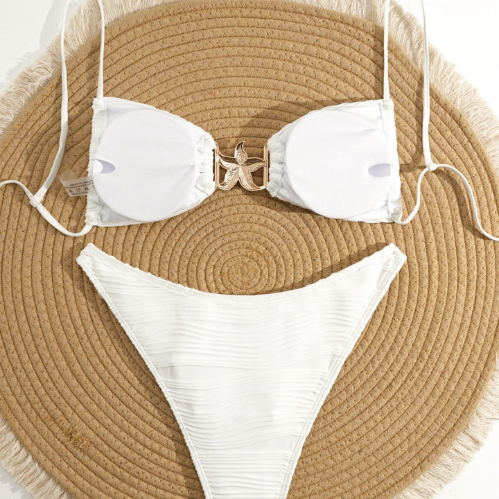 Women's Refined Bikini Set with Gold Details Mune Fashion
