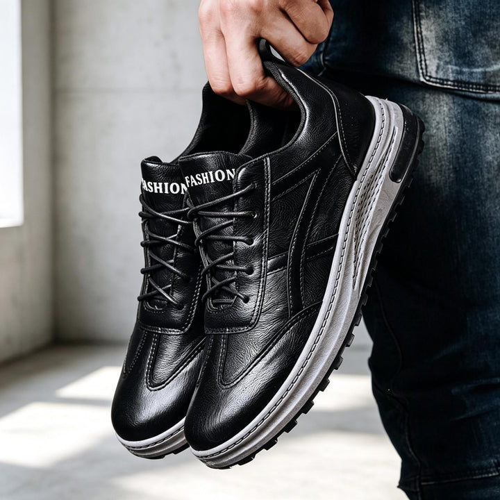 Men's Sporty Sneakers with Elastic Upper Mune Fashion
